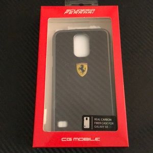 FERRARI -Real Carbon Fiber Case for Galaxy S5